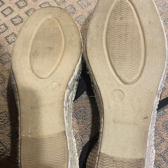 Toni Pons Valencia Black Linen Wedge Espadrille, size 39 (8.5) - Picture 4 of 8